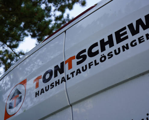 Tontschews Sprinter vor der Entrümpelung Herrenberg
