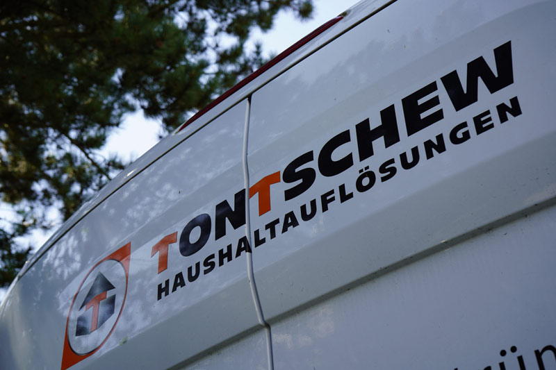 Tontschews Sprinter vor der Entrümpelung Herrenberg