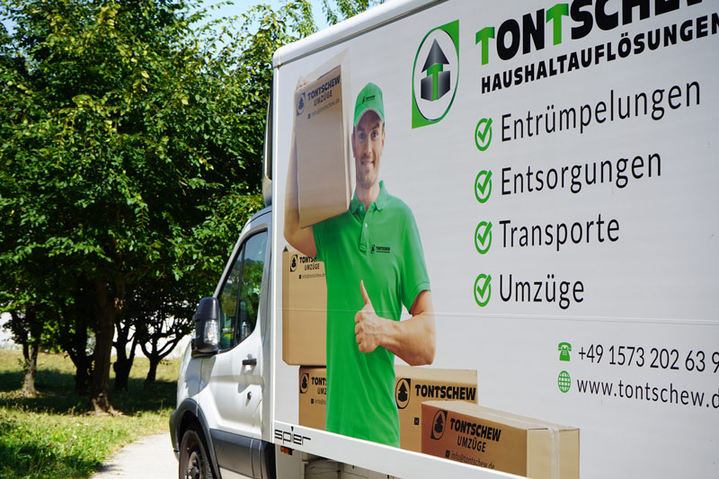 tontschew sprinter für die Entrümpelung Wendlingen 