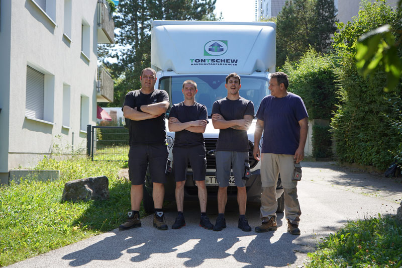 Haushaltsauflösung Ditzingen mit dem team von tontschew