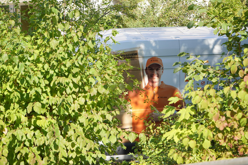 Tontschew beim umzug in kichheim am neckar