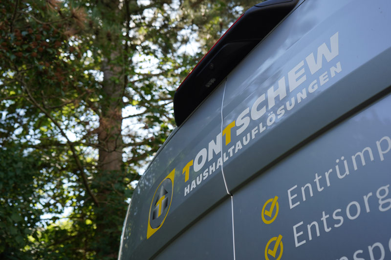 tontschew sprinter bei der entrümpelung Remseck am Neckar