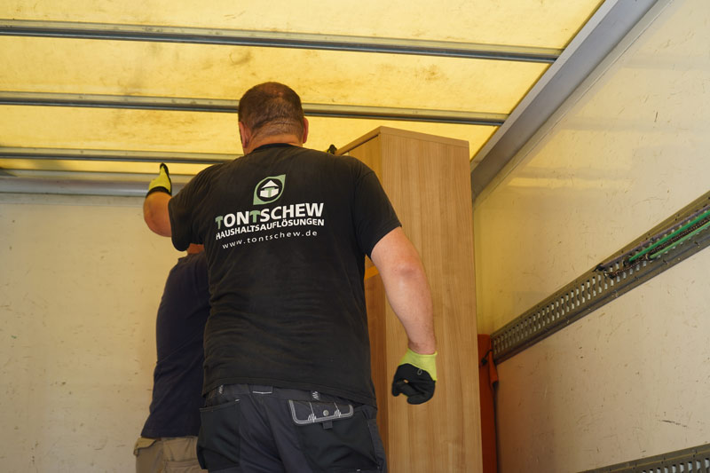 entrümpelung Weissach durch die tontschew crew