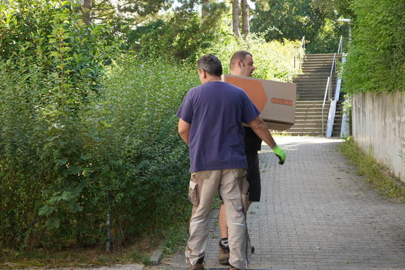 tontschew mitarbeiter bei der kellerräumung Murrhardt